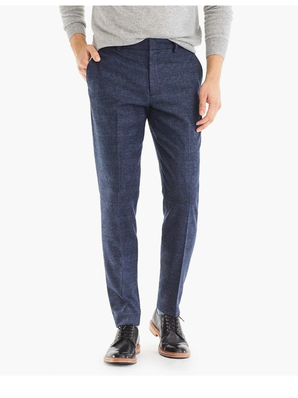 J.Crew Ludlow Slim-fit unstructured suit pant in Irish cotton-linen blend 29/32